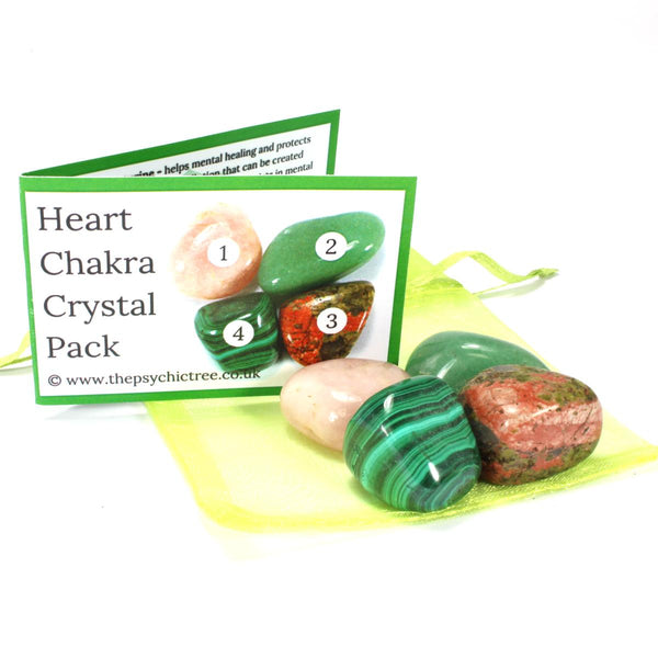Heart Chakra Healing Crystal Pack