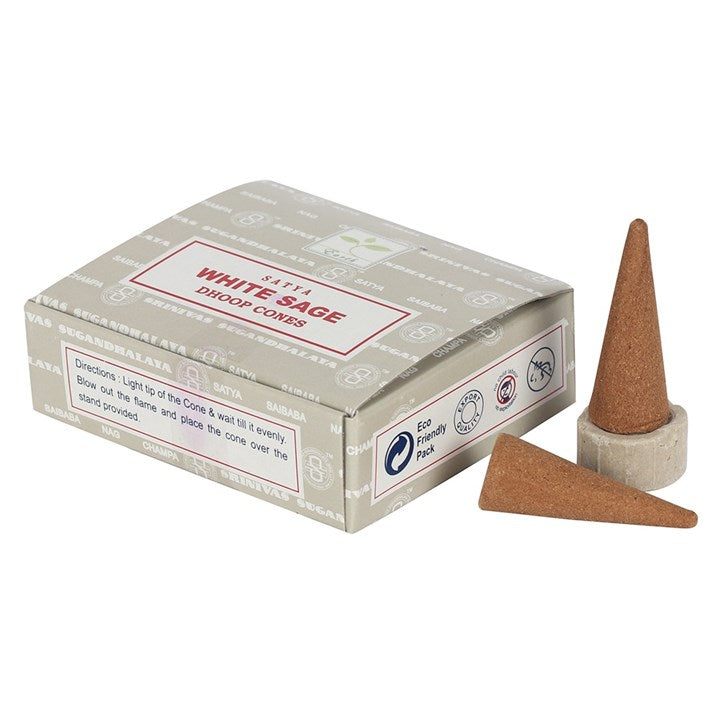 White Sage - Satya Incense Dhoop Cones