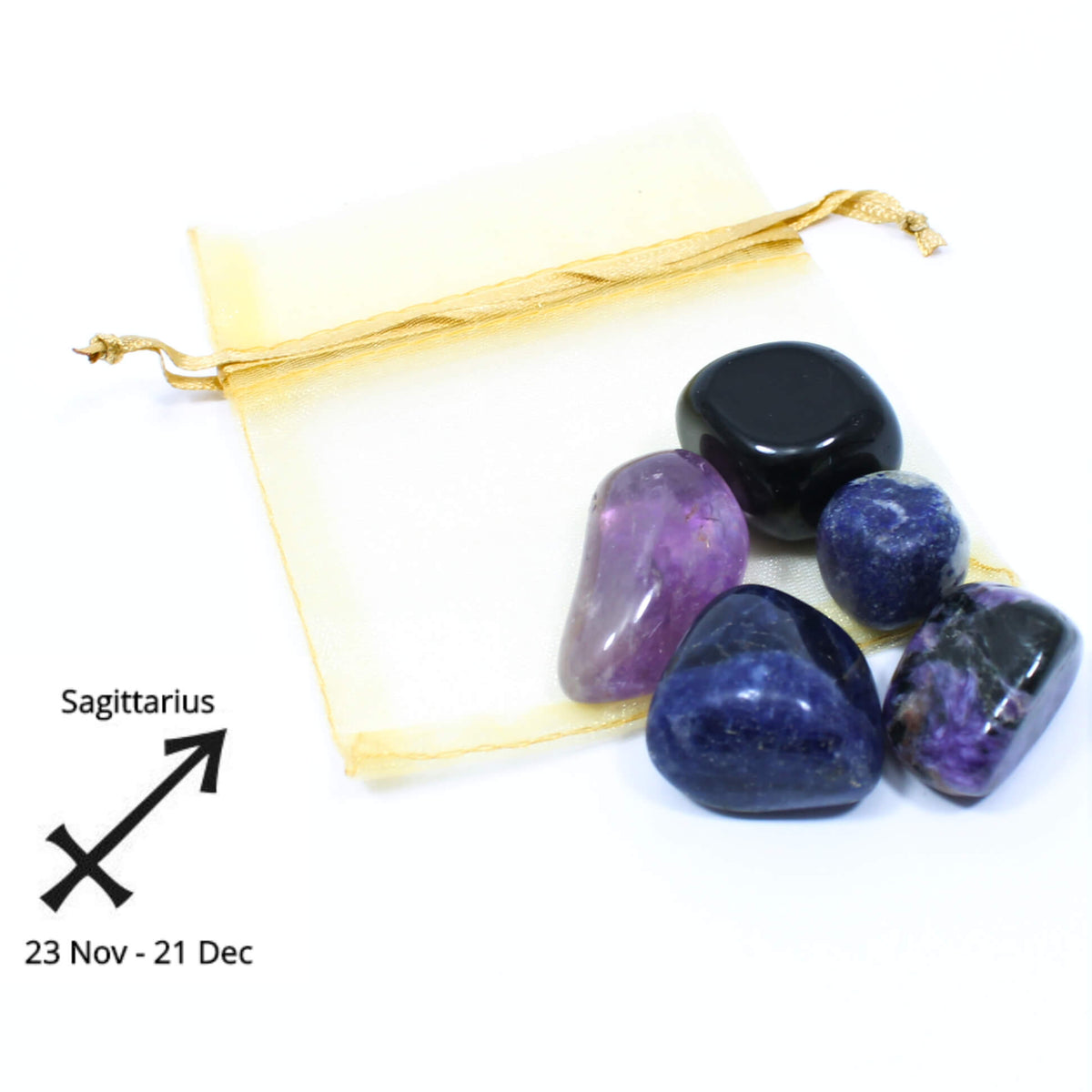 Sagittarius Sign Of The Zodiac Healing Crystal Pack