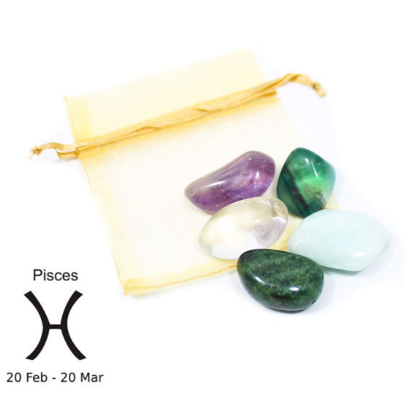 Pisces - Sign Of The Zodiac Healing Crystal Pack