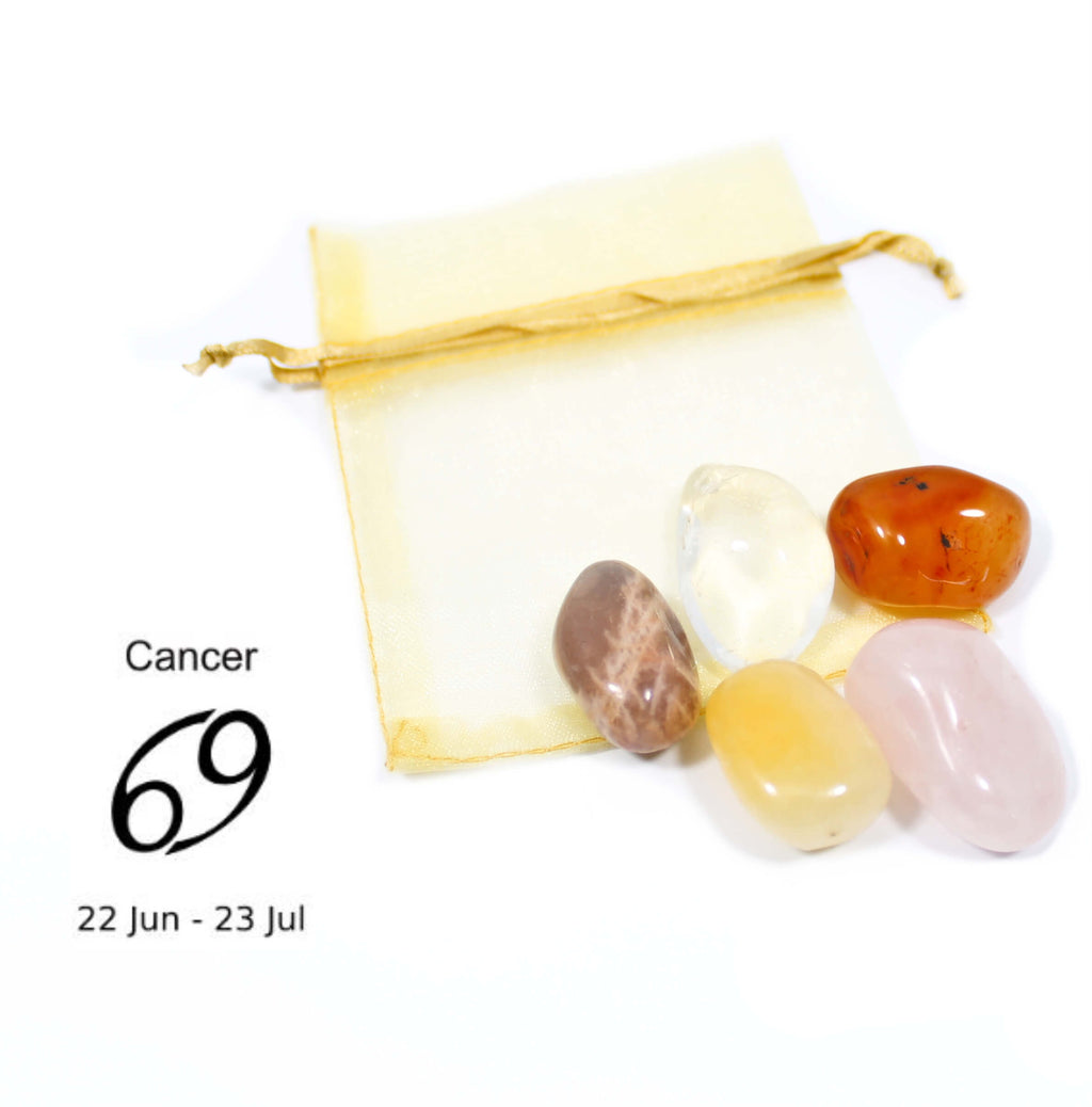 Cancer Rising Sign Crystal Cancer - Sign Of The Zodiac Healing Crystal Pack