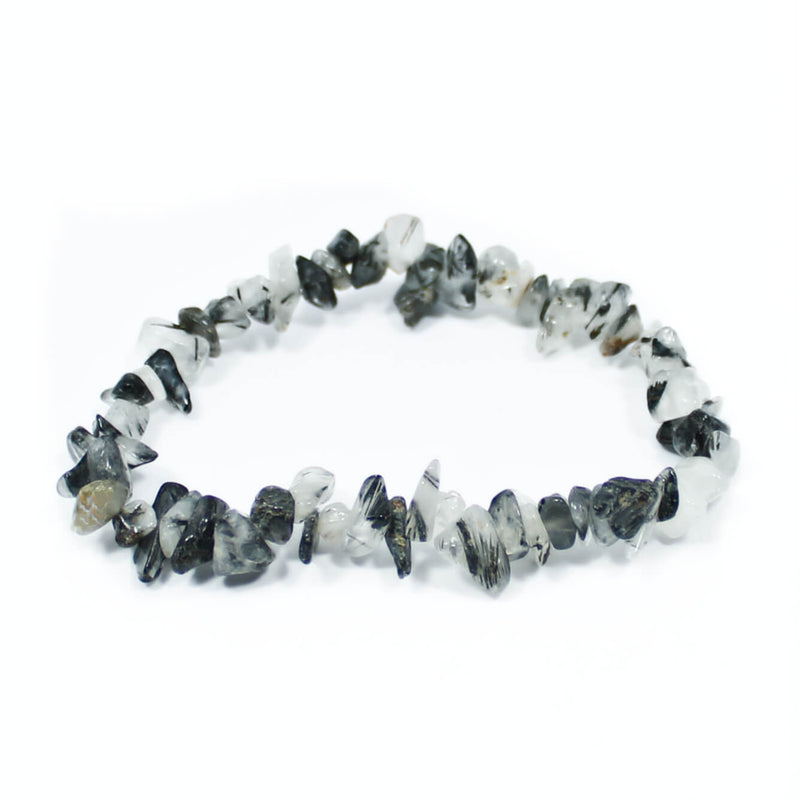 You Are Protected Bracelet - Black Onyx, Tourmalinated Quartz, Black A –  Soul Gifts