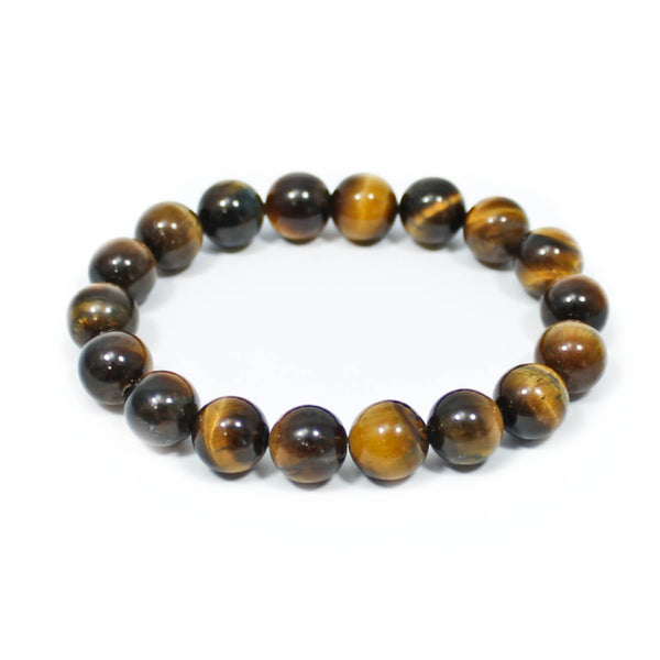 Gold Tigers Eye Beaded Bracelet