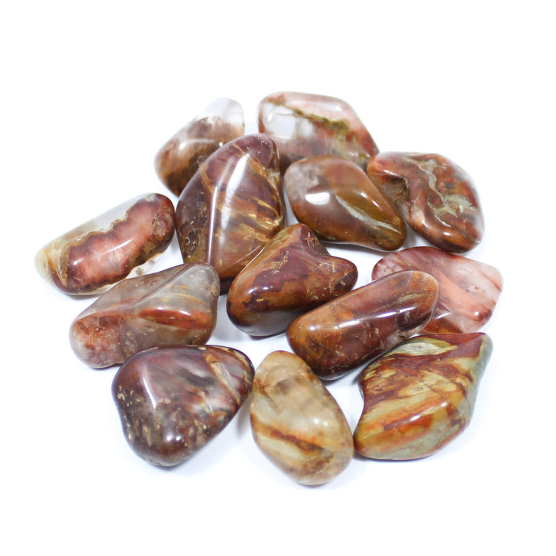 Amphibole Quartz Polished Tumblestone Healing Crystal