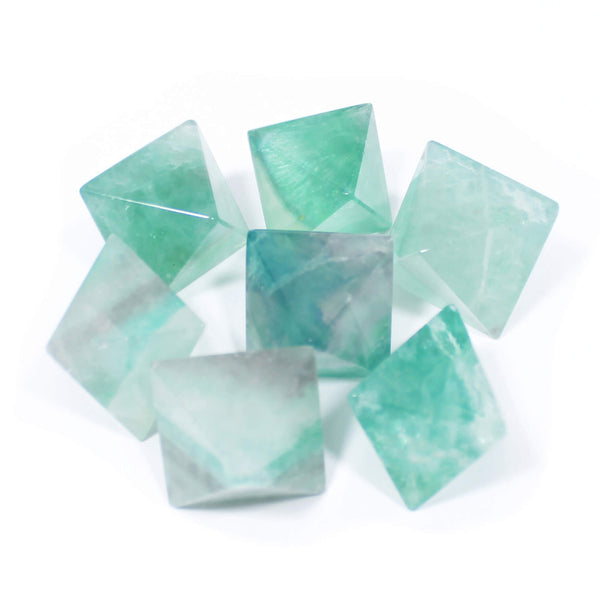 Fluorite Rough Healing Crystal - Octahedral