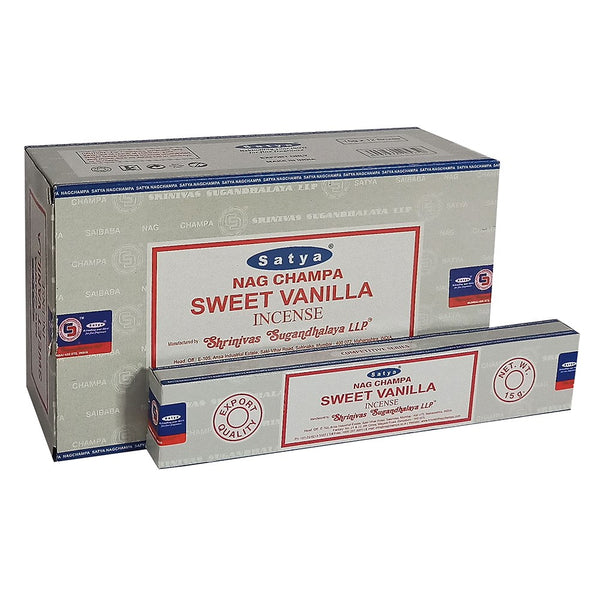 Sweet Vanilla - Satya Incense Sticks