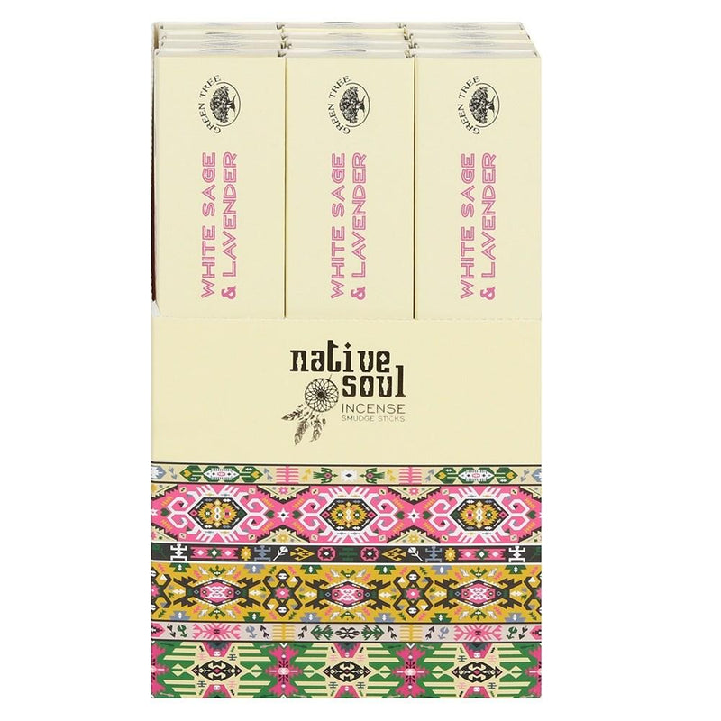 White Sage & Lavender - Native Soul Incense Sticks