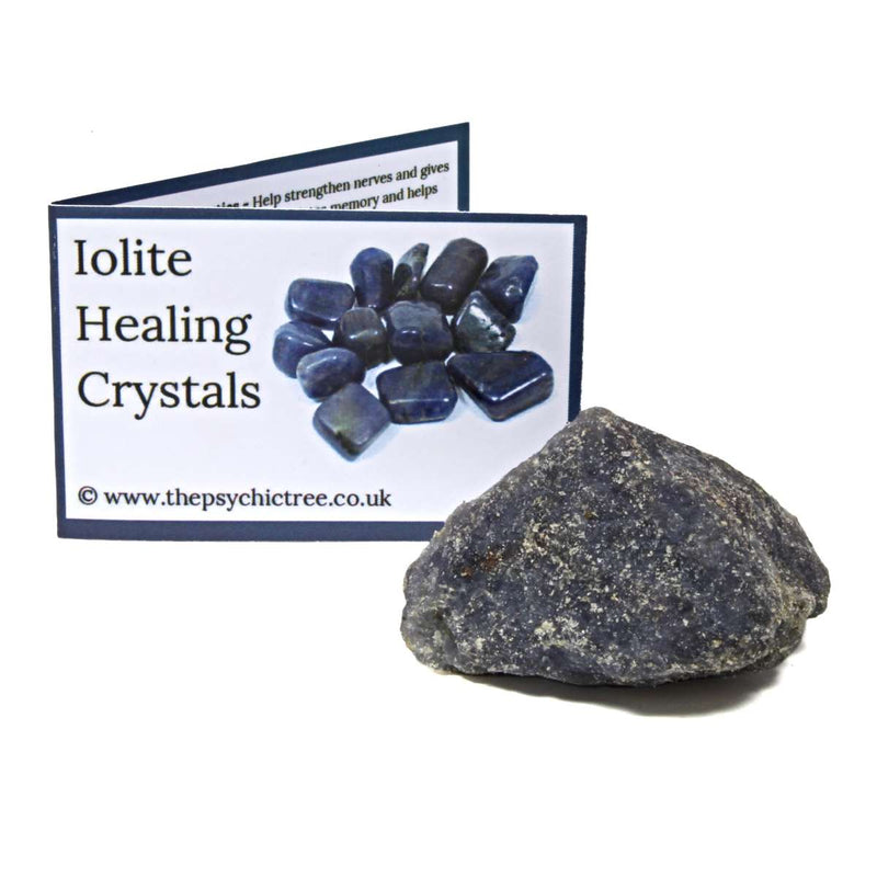 Iolite Rough Crystal & Guide Pack