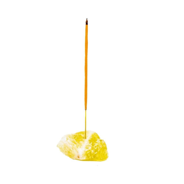 Citrine Crystal Incense Stick Holder