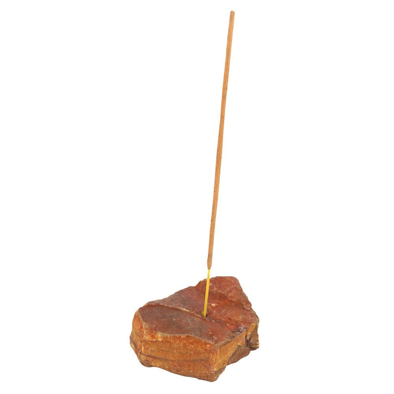 Gold Tigers Eye Crystal Incense Stick Holder