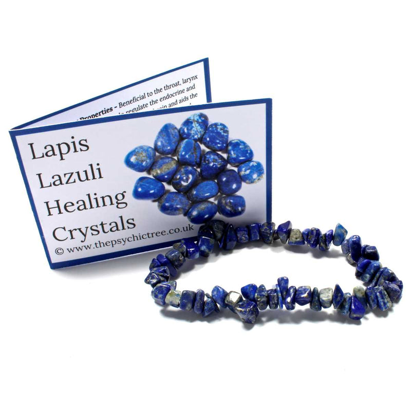 Lapis Lazuli Stone Chip Bracelet