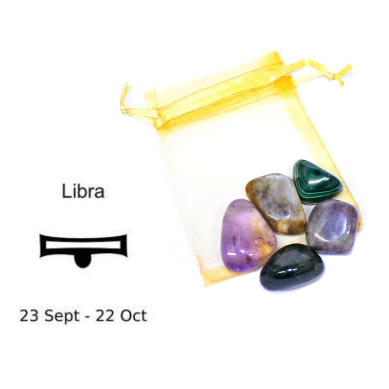 Libra - Sign Of The Zodiac Healing Crystal Pack