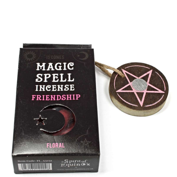 Magic Spell Incense Cones & Holder - Friendship