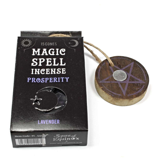 Magic Spell Incense Cones & Holder - Prosperity