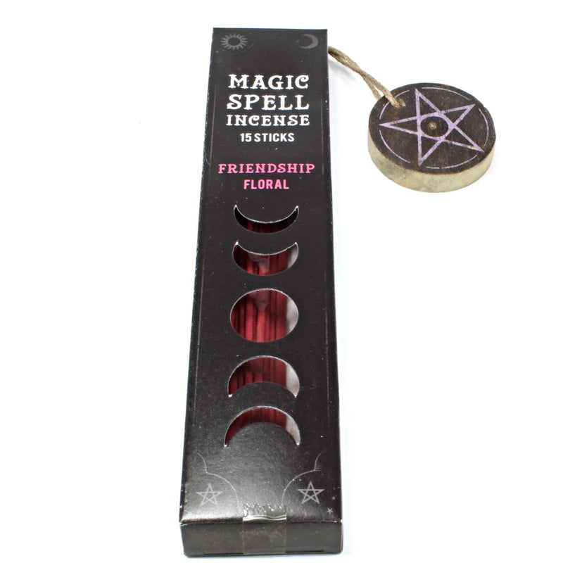 Magic Spell Incense Sticks & Holder - Friendship