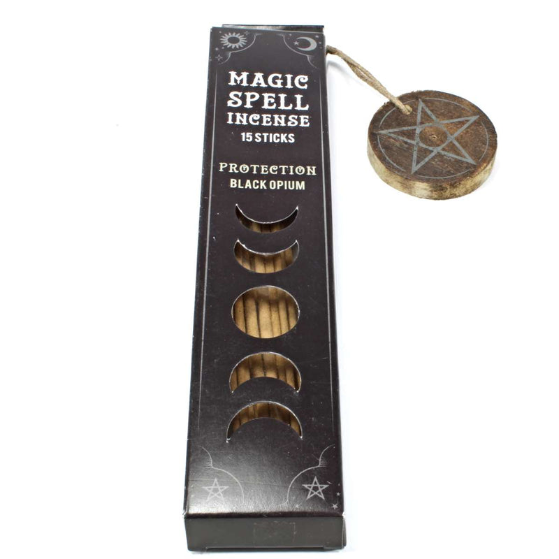 Magic Spell Incense Sticks & Holder - Protection
