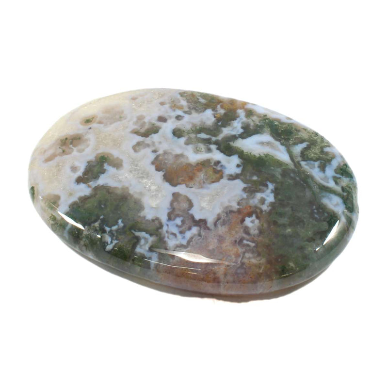 Moss Agate Palm Stone