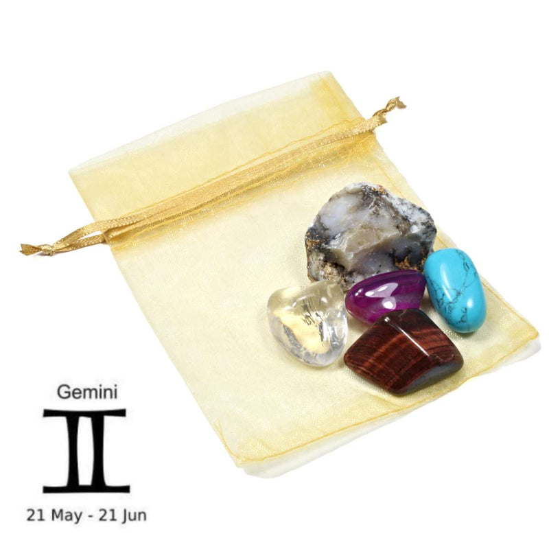 Gemini - Sign Of The Zodiac Healing Crystal Pack