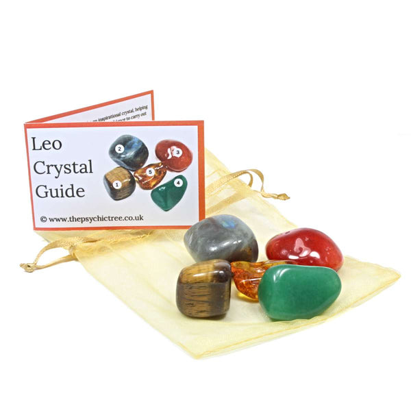Leo - Sign Of The Zodiac Healing Crystal Pack