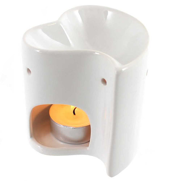 White Heart Oil Burner