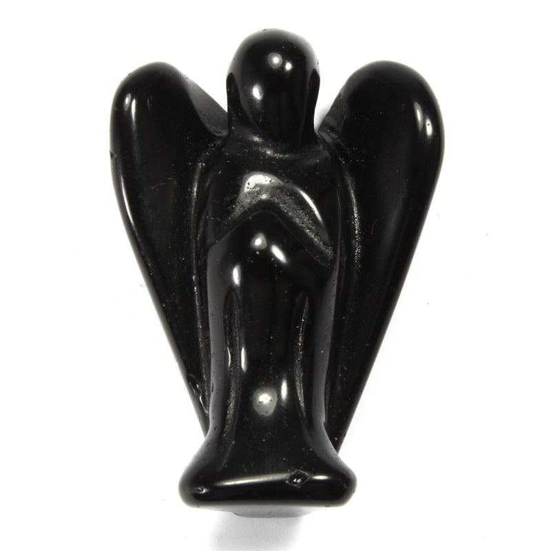 Black Obsidian Guardian Angel (3.5cm)
