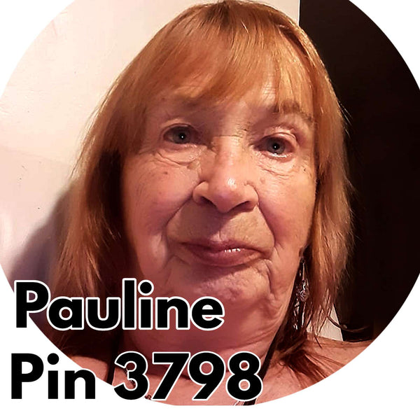 Pauline - Psychic Telephone Reader Pin 3798
