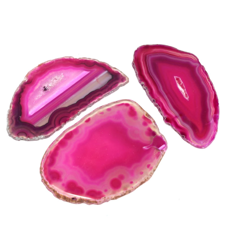 Agate Slice - Pink 50mm