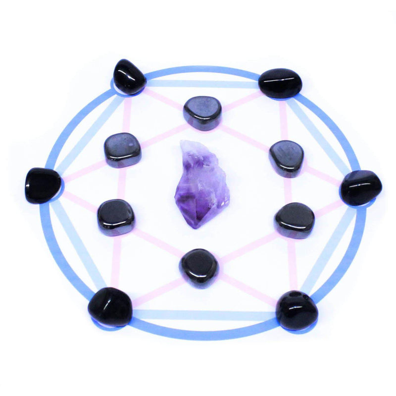 Protection Healing Crystal Grid Pack