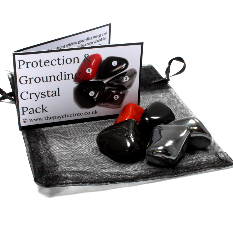 Protection & Grounding Healing Crystal Pack