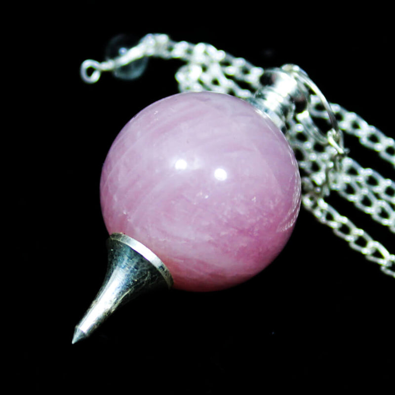 Rose Quartz Ball Pendulum