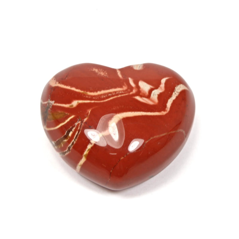 Red Jasper Heart Healing Crystal