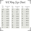 Hematite Straight Edge Healing Crystal Ring (Thick)