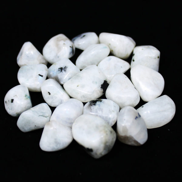 Rainbow Moonstone Polished Tumblestone Healing Crystals