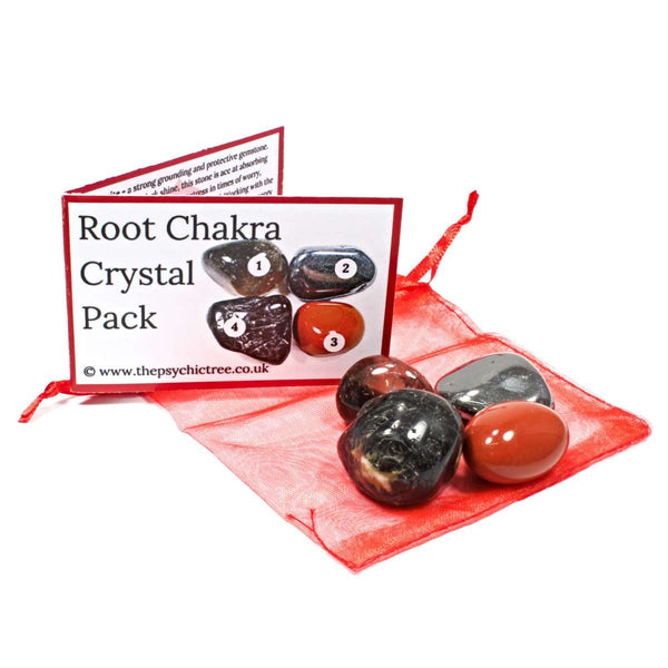 Root Chakra Healing Crystal Pack