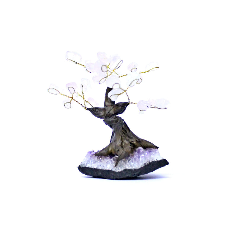 quartz bonsai tree Rose Quartz Bonsai Tree
