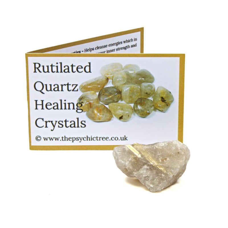 Rutilated Quartz Rough Healing Crystal