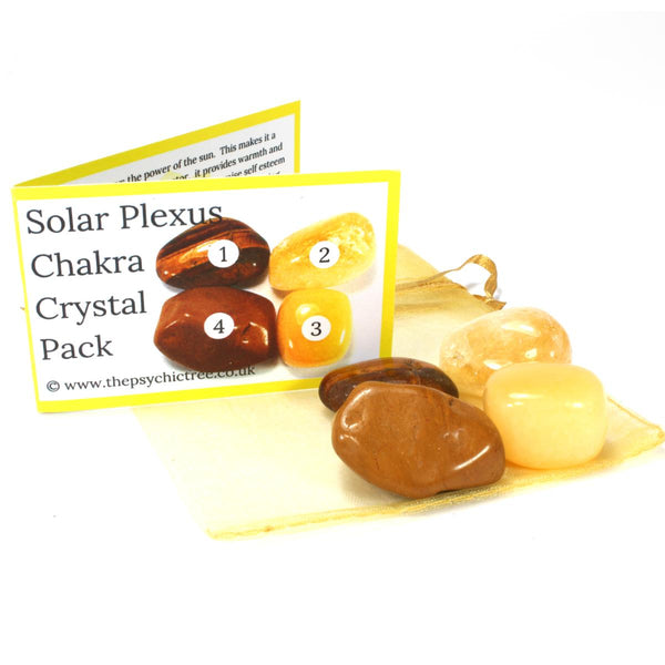 Solar Plexus Chakra Healing Crystal Pack