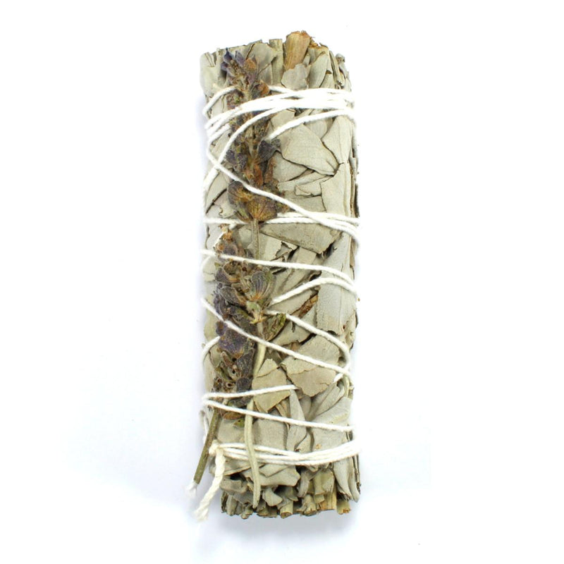 Small White Sage & Lavender Smudge Stick