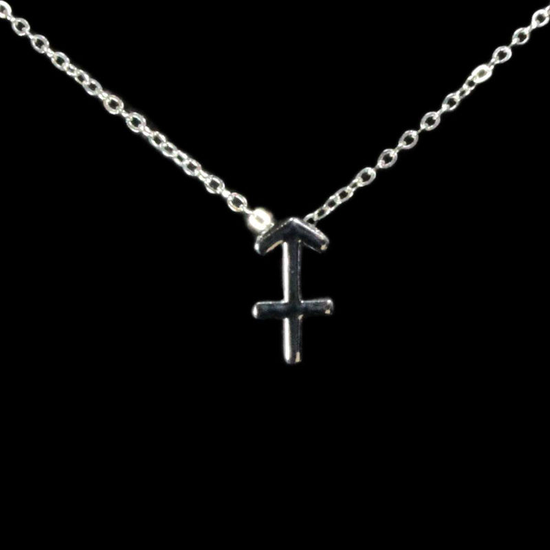 Sagittarius Zodiac Silver Necklace