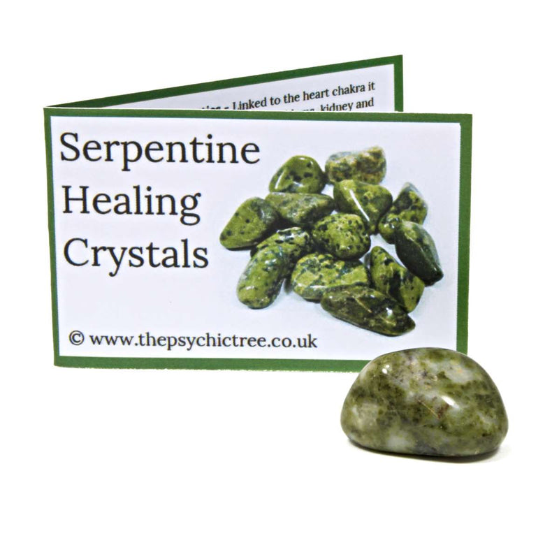 Serpentine Polished Tumblestone Healing Crystals