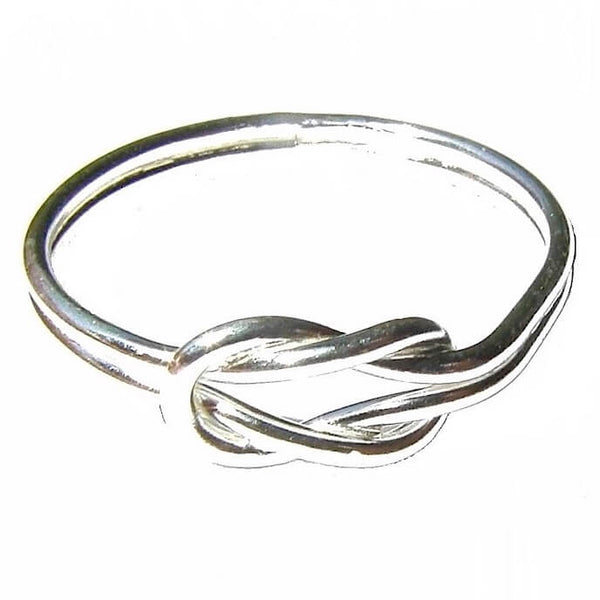 Infinity Knot Ring  - Sterling Silver