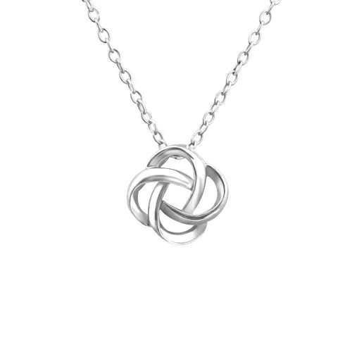 Sterling Silver Knot Necklace