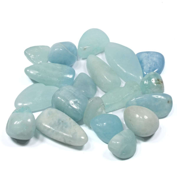 Mini Aquamarine Polished Tumblestone Healing Crystals