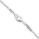 18" Snake Chain (Silver Plated)