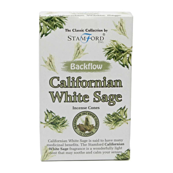 California White Sage - Stamford Backflow Incense Cones