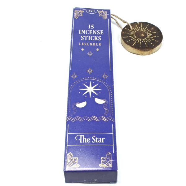 Tarot Card Incense Sticks & Holder - The Star