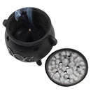 Triple Moon Cauldron Incense Cone Burner
