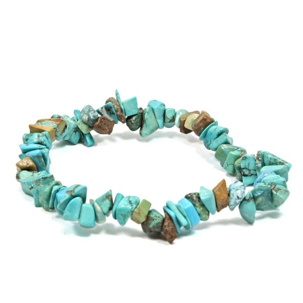 Turquoise Stone Chip Bracelet