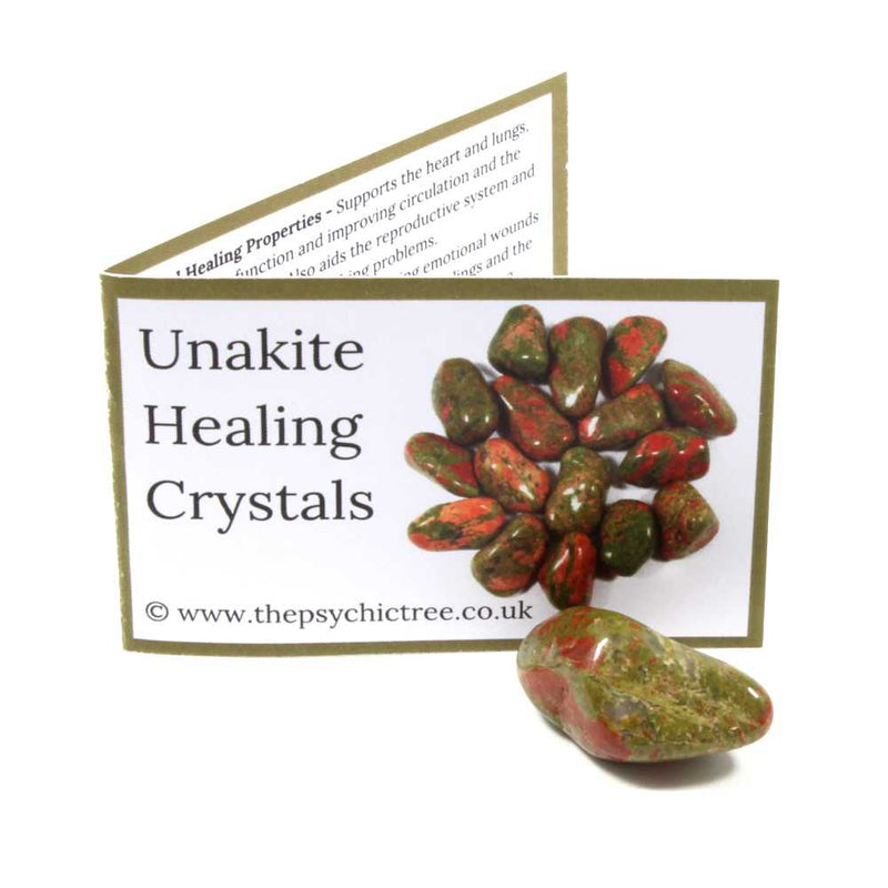 Unakite Polished Tumblestone Healing Crystals