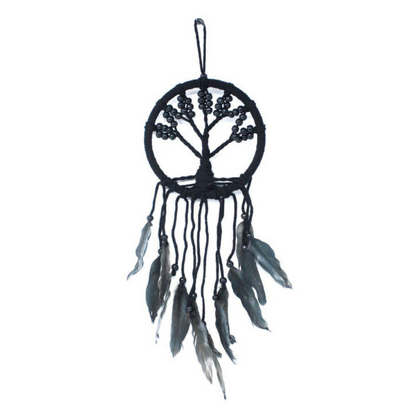 Tree of Life Dreamcatcher (16cm) - Black